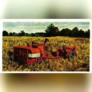 ALL-CROP HARVESTER - Vintage Postcard